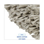 Load image into Gallery viewer, Cut-end Wet Mop Head, Cotton, No. 32, White, 12/carton