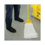 Load image into Gallery viewer, Premium Cut-end Wet Mop Heads, Cotton, 16oz, White, 12/carton