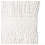Load image into Gallery viewer, Premium Cut-end Wet Mop Heads, Cotton, 24oz, White, 12/carton