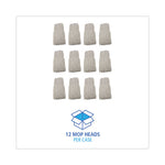 Load image into Gallery viewer, Premium Cut-end Wet Mop Heads, Rayon, 24oz, White, 12/carton