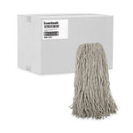 Load image into Gallery viewer, Mop Head, Premium Standard Head, Cotton Fiber, 32oz, White, 12/carton