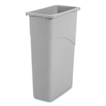 Load image into Gallery viewer, Slim Waste Container, 23 Gal, Plastic, Gray