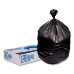 Load image into Gallery viewer, Linear Low Density Can Liners, 23 Gal, 0.9 Mil, 28 X 45, Black, 25 Bags/roll, 8 Rolls/carton