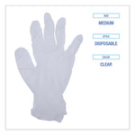 Load image into Gallery viewer, General Purpose Vinyl Gloves, Powder/latex-free, 2.6 Mil, Medium, Clear, 100/box