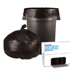 Load image into Gallery viewer, Low-density Waste Can Liners, 60 Gal, 0.65 Mil, 38" X 58", Black, 25 Bags/roll, 4 Rolls/carton