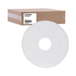 Load image into Gallery viewer, Polishing Floor Pads, 12" Diameter, White, 5/carton