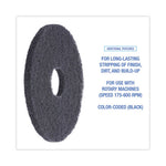 Load image into Gallery viewer, Stripping Floor Pads, 13" Diameter, Black, 5/carton