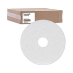 Load image into Gallery viewer, Polishing Floor Pads, 15" Diameter, White, 5/carton
