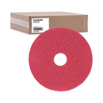 Load image into Gallery viewer, Buffing Floor Pads, 16" Diameter, Red, 5/carton