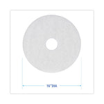 Load image into Gallery viewer, Polishing Floor Pads, 16" Diameter, White, 5/carton