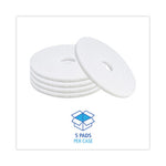 Load image into Gallery viewer, Polishing Floor Pads, 16" Diameter, White, 5/carton
