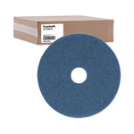 Load image into Gallery viewer, Scrubbing Floor Pads, 17" Diameter, Blue, 5/carton