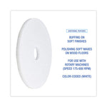 Load image into Gallery viewer, Polishing Floor Pads, 17" Diameter, White, 5/carton