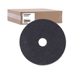 Load image into Gallery viewer, Stripping Floor Pads, 18" Diameter, Black, 5/carton