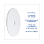Load image into Gallery viewer, Polishing Floor Pads, 18" Diameter, White, 5/carton