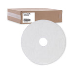 Load image into Gallery viewer, Polishing Floor Pads, 18" Diameter, White, 5/carton