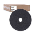 Load image into Gallery viewer, Stripping Floor Pads, 19" Diameter, Black, 5/carton