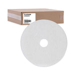 Load image into Gallery viewer, Polishing Floor Pads, 19" Diameter, White, 5/carton