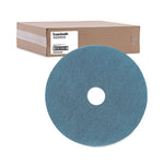 Load image into Gallery viewer, Burnishing Floor Pads, 20" Diameter, Aqua, 5/carton