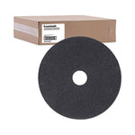 Load image into Gallery viewer, High Performance Stripping Floor Pads, 20" Diameter, Black, 5/carton