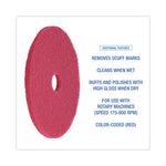 Load image into Gallery viewer, Buffing Floor Pads, 20" Diameter, Red, 5/carton