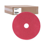 Load image into Gallery viewer, Buffing Floor Pads, 21" Diameter, Red, 5/carton