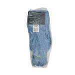 Load image into Gallery viewer, Mop Head, Premium Standard Head, Cotton/rayon Fiber, Medium, Blue, 12/carton