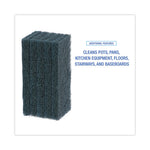Load image into Gallery viewer, Medium-duty Scour Pad, 10 X 4.63, Blue, 20/carton