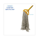 Load image into Gallery viewer, Mop Head, Loop Web/tailband, Value Standard, Cotton, No. 32, White, 12/carton