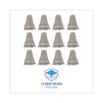 Load image into Gallery viewer, Mop Head, Loop Web/tailband, Value Standard, Cotton, No. 32, White, 12/carton