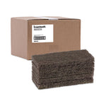 Load image into Gallery viewer, Heavy-duty Scour Pad, 4.63 X 10, Brown, 20/carton