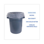 Load image into Gallery viewer, High-density Can Liners, 45 Gal, 13 Mic, 40" X 46", Natural, 25 Bags/roll, 10 Rolls/carton