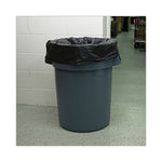 Load image into Gallery viewer, High-density Can Liners, 45 Gal, 19 Mic, 40" X 46", Black, 25 Bags/roll, 6 Rolls/carton