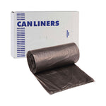 Load image into Gallery viewer, High-density Can Liners, 45 Gal, 19 Mic, 40" X 46", Black, 25 Bags/roll, 6 Rolls/carton