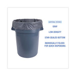 Load image into Gallery viewer, Linear Low Density Industrial Can Liners, 45 Gal, 1.1 Mil, 40 X 46, Gray, 100/carton