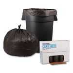 Load image into Gallery viewer, Low-density Waste Can Liners, 45 Gal, 0.95 Mil, 40" X 46", Gray, 25 Bags/roll, 4 Rolls/carton