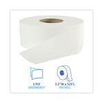 Load image into Gallery viewer, Jumbo Roll Bathroom Tissue, Septic Safe, 2-ply, White, 3.2" X 525 Ft, 12 Rolls/carton