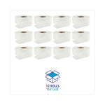 Load image into Gallery viewer, Jumbo Roll Bathroom Tissue, Septic Safe, 2-ply, White, 3.2" X 525 Ft, 12 Rolls/carton