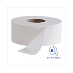 Load image into Gallery viewer, Jumbo Roll Bathroom Tissue, Septic Safe, 2-ply, White, 3.4" X 1,000 Ft, 12 Rolls/carton