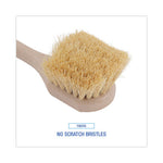 Load image into Gallery viewer, Utility Brush, Cream Tampico Bristles, 5.5" Brush, 3" Tan Plastic Handle