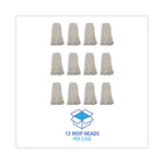 Load image into Gallery viewer, Pro Loop Web/tailband Wet Mop Head, Rayon, 24oz, White, 12/carton