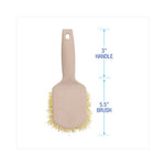 Load image into Gallery viewer, Utility Brush, Cream Polypropylene Bristles, 5.5 Brush, 3" Tan Plastic Handle