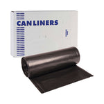 Load image into Gallery viewer, High-density Can Liners, 56 Gal, 19 Mic, 43" X 47", Black, 25 Bags/roll, 6 Rolls/carton