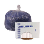 Load image into Gallery viewer, High-density Can Liners, 56 Gal, 19 Mic, 43" X 47", Natural, 25 Bags/roll, 6 Rolls/carton