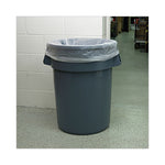 Load image into Gallery viewer, High-density Can Liners, 56 Gal, 19 Mic, 43" X 47", Natural, 25 Bags/roll, 6 Rolls/carton