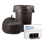 Load image into Gallery viewer, Low-density Waste Can Liners, 56 Gal, 1.1 Mil, 43" X 47", Gray, 20 Bags/roll, 5 Rolls/carton