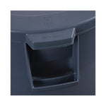 Load image into Gallery viewer, Lids For 44 Gal Waste Receptacles, Flat-top, Round, Plastic Gray