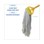 Load image into Gallery viewer, Super Loop Wet Mop Head, Cotton/synthetic Fiber, 5" Headband, Small Size, White, 12/carton