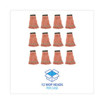 Load image into Gallery viewer, Super Loop Wet Mop Head, Cotton/synthetic Fiber, 5" Headband, Medium Size, Orange, 12/carton