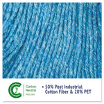 Load image into Gallery viewer, Super Loop Wet Mop Head, Cotton/synthetic Fiber, 5" Headband, Large Size, Blue, 12/carton